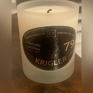 KRIGLER candle from The Plaza hotel  in NYC.